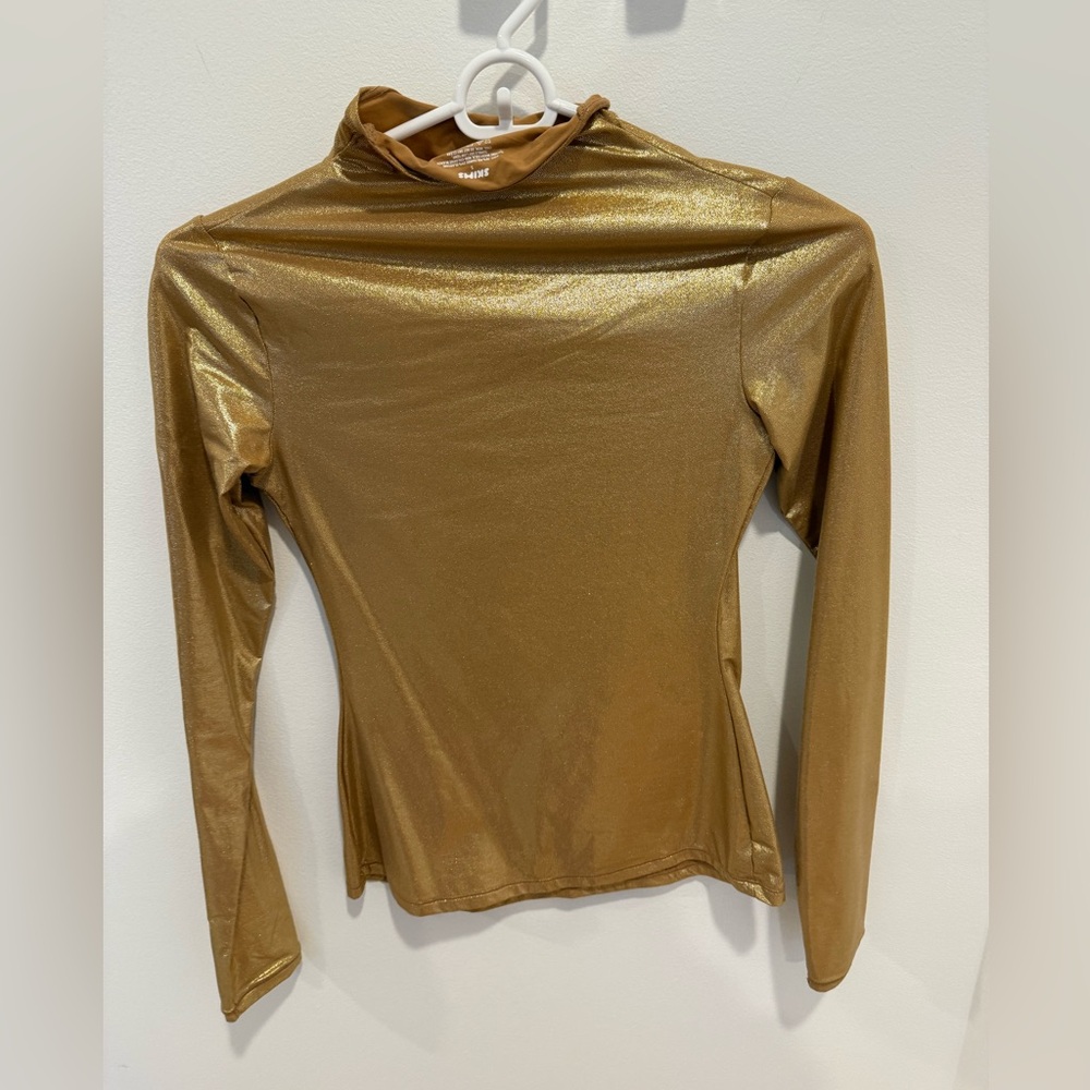 SKIMS Fits Everybody Long Sleeve Turtleneck Top